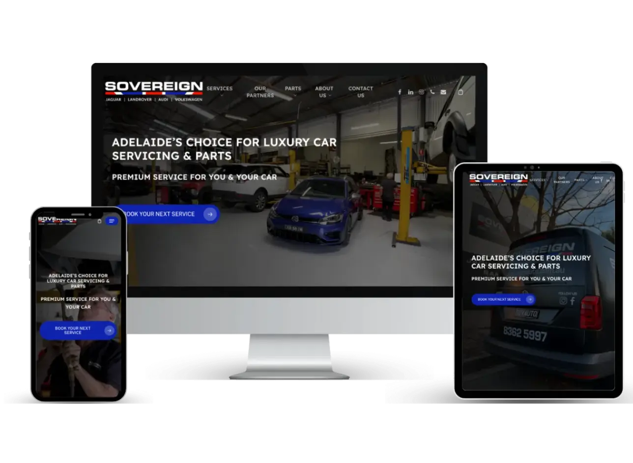 Automotive website design for dealerships across desktop, tablet and mobile